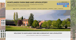 Desktop Screenshot of huntlandsfarm.co.uk