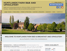 Tablet Screenshot of huntlandsfarm.co.uk